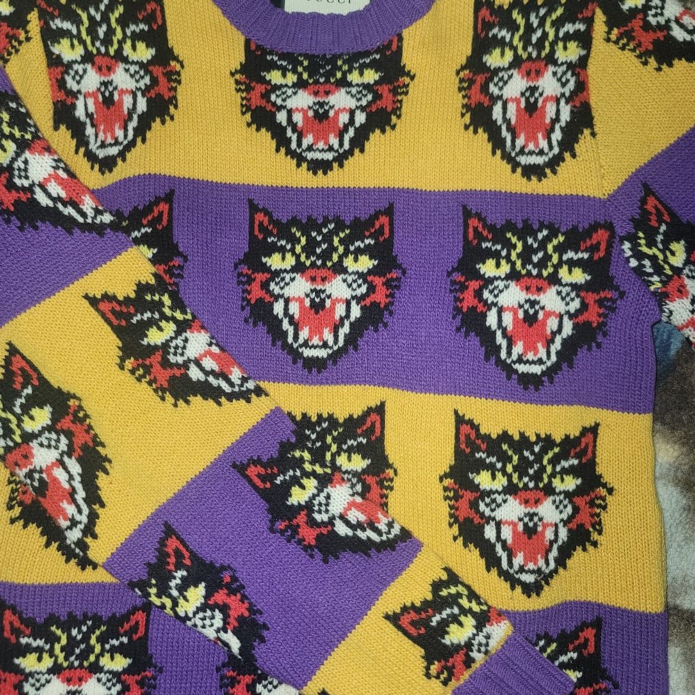 Gucci Angry cat sweater